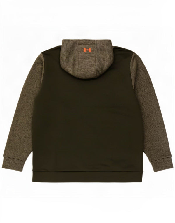 Under Armour Herre grafisk hættetrøje 2XL Khaki Flecked