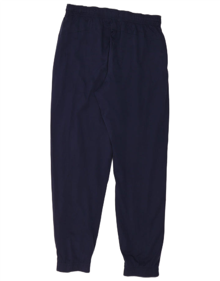 PUMA Mens Tracksuit Trousers Joggers Large  Navy Blue Nylon