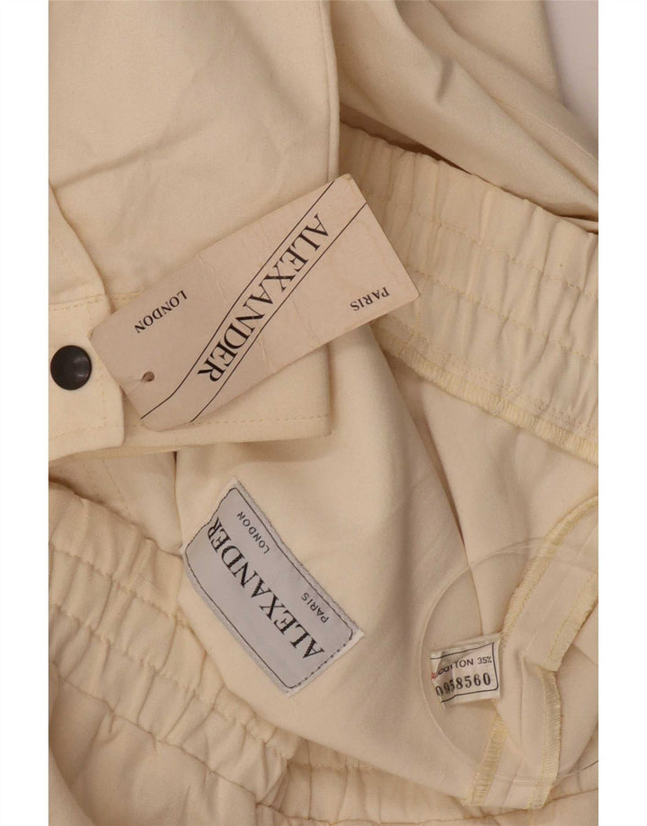 Giubbotto bomber da uomo Alexander IT 54 2XL cotone bianco sporco