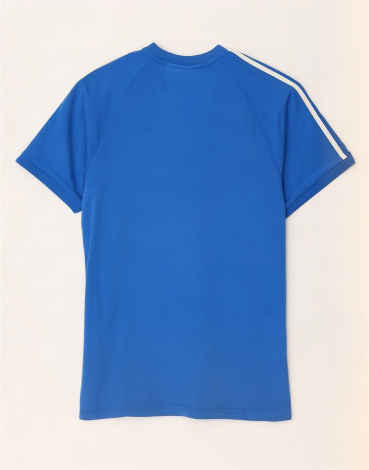 Camiseta Adidas Hombre Top Azul Medio Algodón