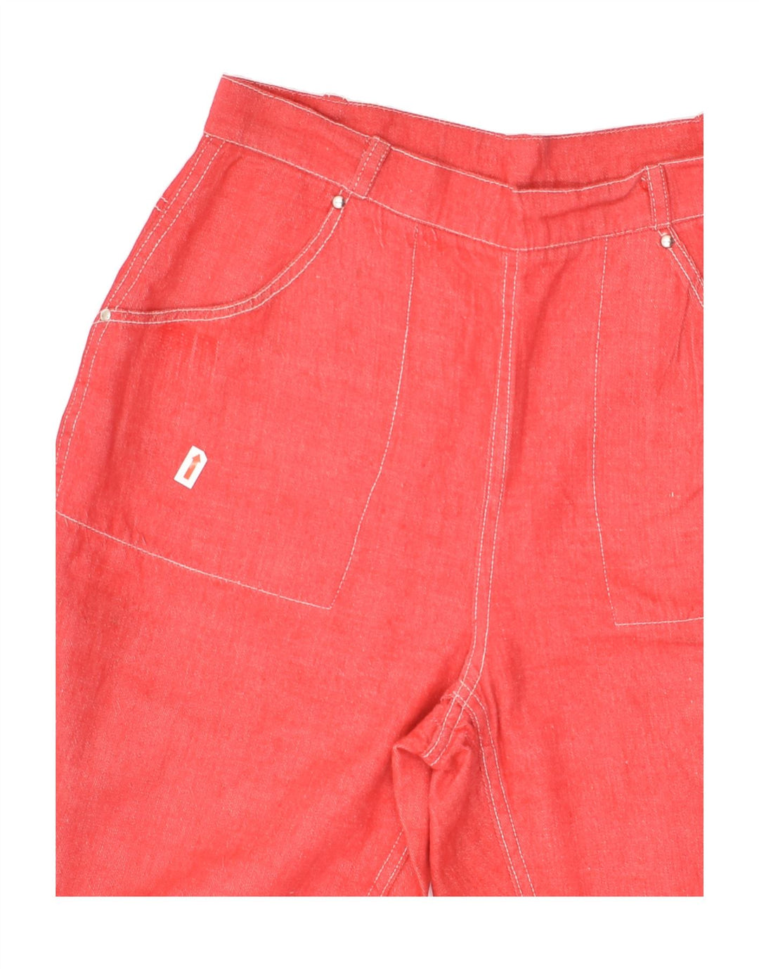 VINTAGE Womens Tapered Casual Trousers W26 L25  Red | Vintage Vintage | Thrift | Second-Hand Vintage | Used Clothing | Messina Hembry 