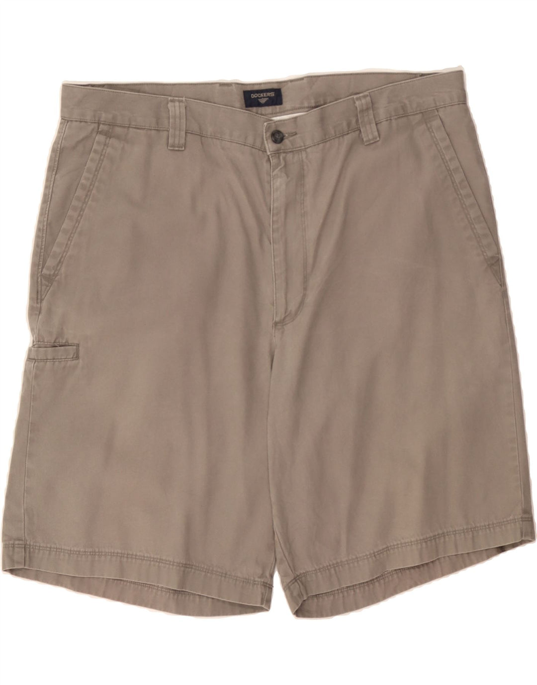 DOCKERS Mens Relaxed Fit Cargo Shorts W38 XL  Grey Cotton Vintage Dockers and Second-Hand Dockers from Messina Hembry 