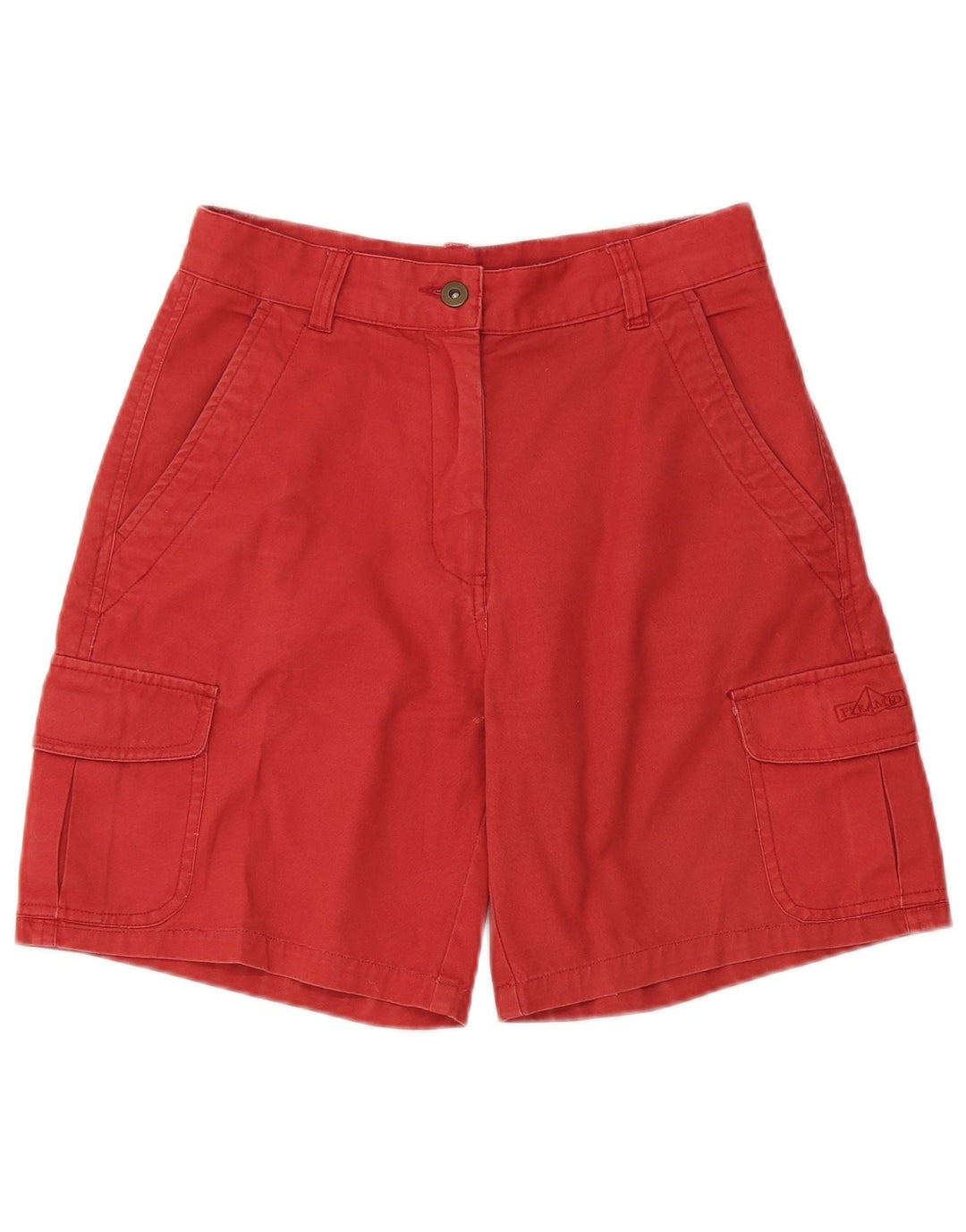 PYRAMID Womens Cargo Shorts IT 44 Medium W28 Red Cotton