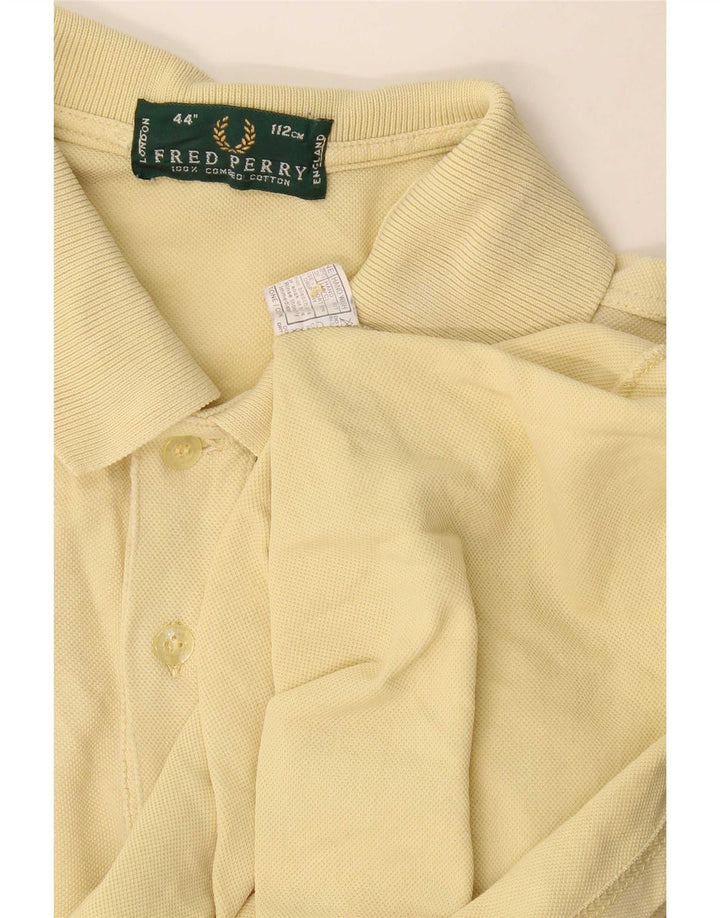 Fred Perry Herre poloshirt Medium gul bomuld