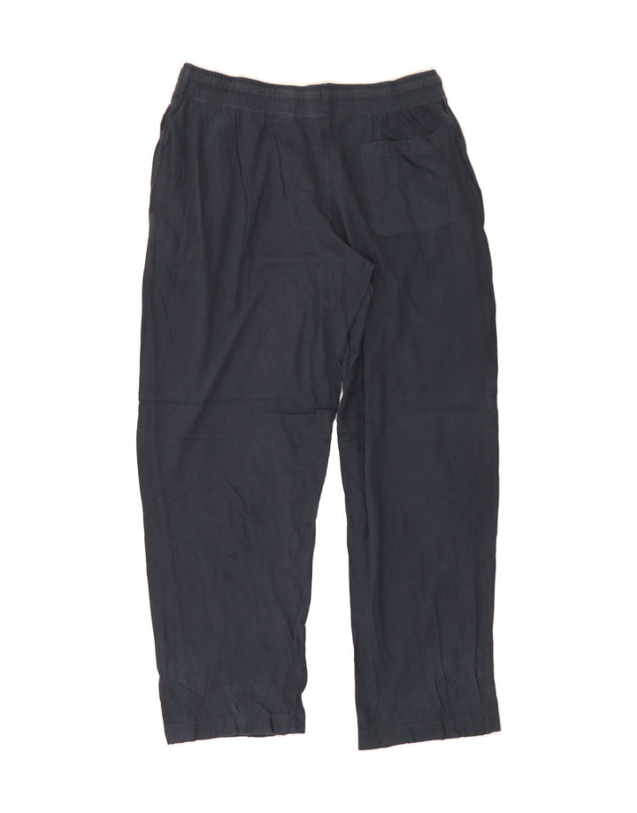 EDDIE BAUER Mens Tracksuit Trousers Medium Navy Blue Cotton Vintage Eddie Bauer and Second-Hand Eddie Bauer from Messina Hembry 