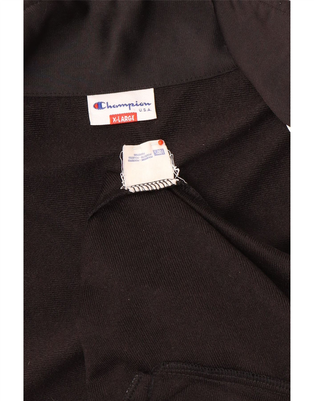Champion Herre grafisk træningsdragt Topjakke XL Sort Colourblock