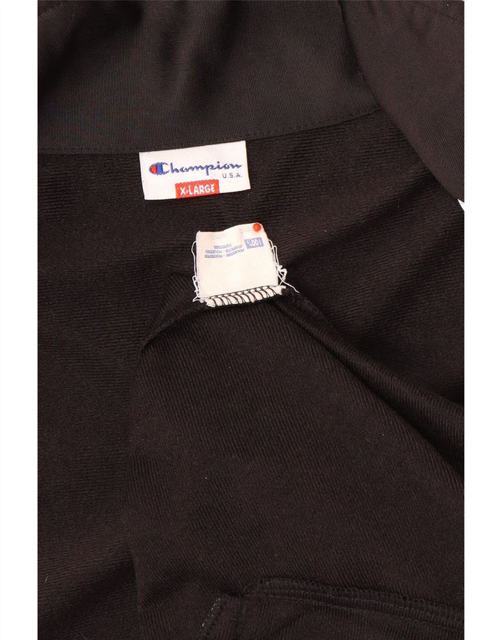 Champion Herre grafisk træningsdragt Topjakke XL Sort Colourblock