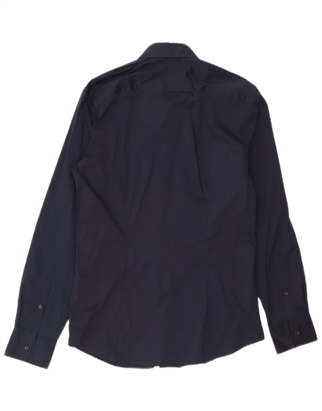 Benetton Chemise Homme Small Bleu Marine Coton