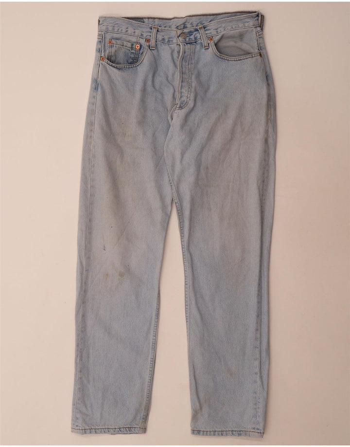 Levi's Mens 517 Straight Jeans W34 L32 Blue Cotton