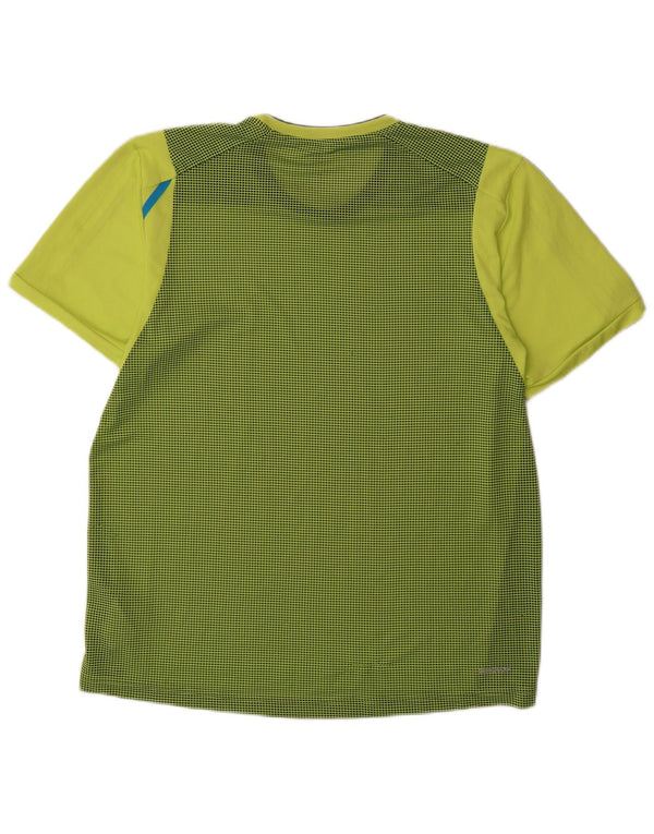 Adidas Mens Climacool T-Shirt Top Large Green Polyester