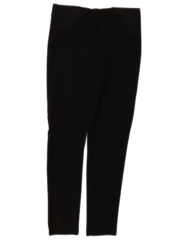 Zara Womens Leggings UK 12 Medium  Black Viscose