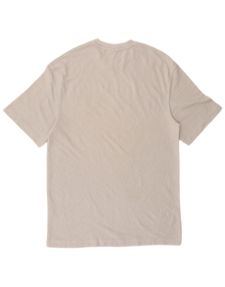 Zara Mens T-Shirt Top Medium Grey Cotton