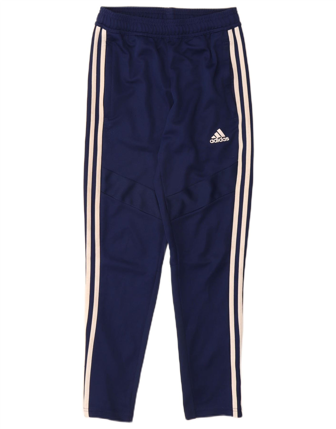 ADIDAS drenge Climacool træningsdragt bukser 11-12 år marineblå polyester