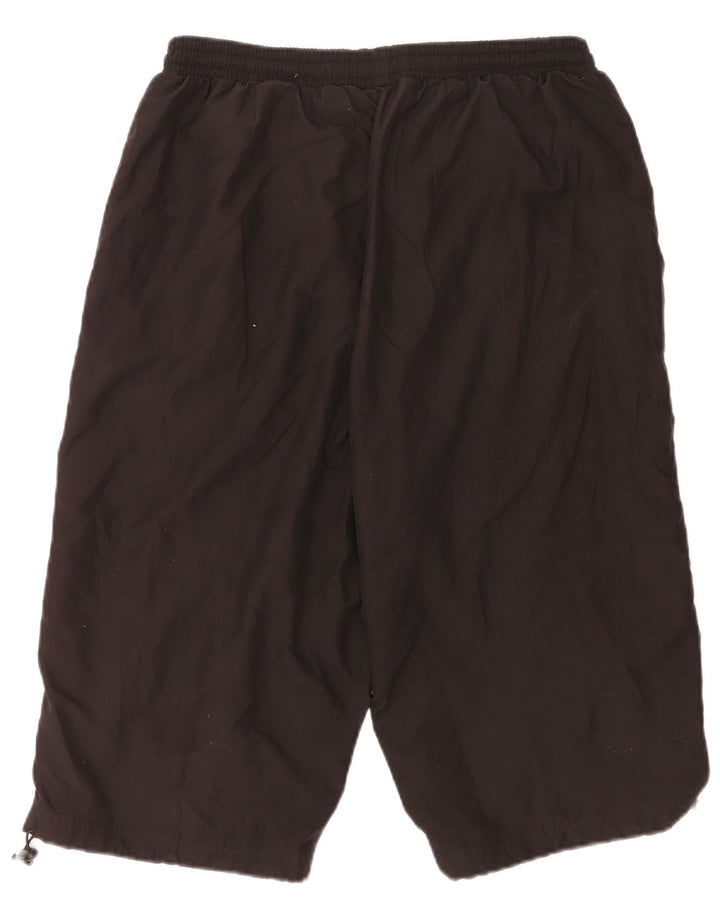 Pantaloncini sportivi Bermuda da uomo Umbro grandi in poliestere nero