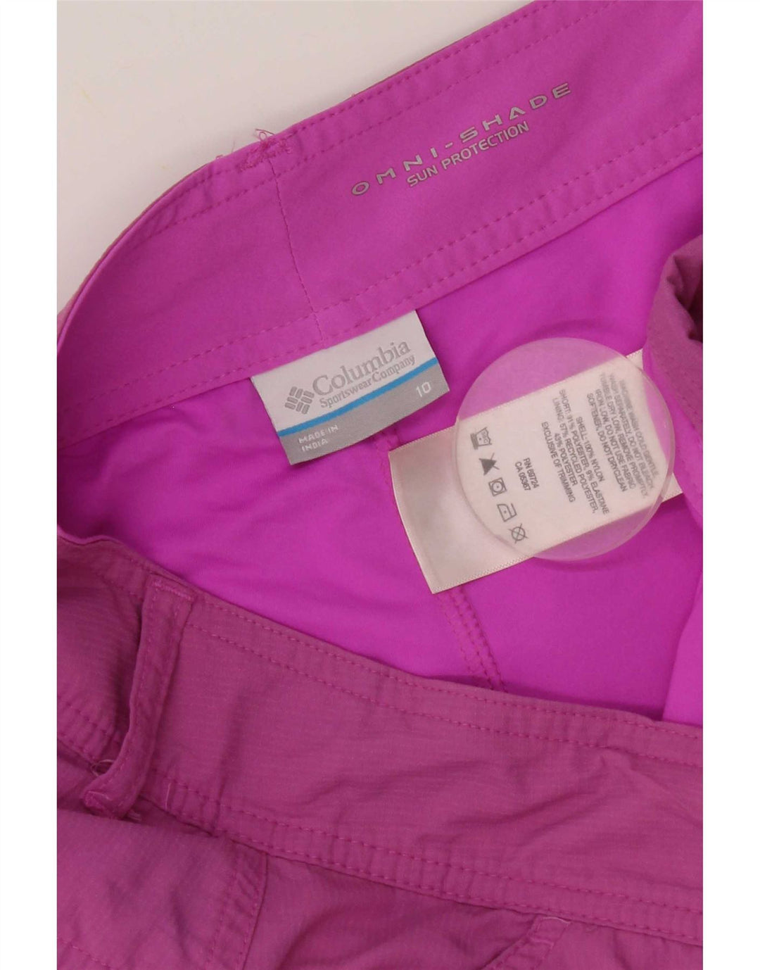 Columbia Womens Omni-Shade Skort US 10 Large Pink Nylon