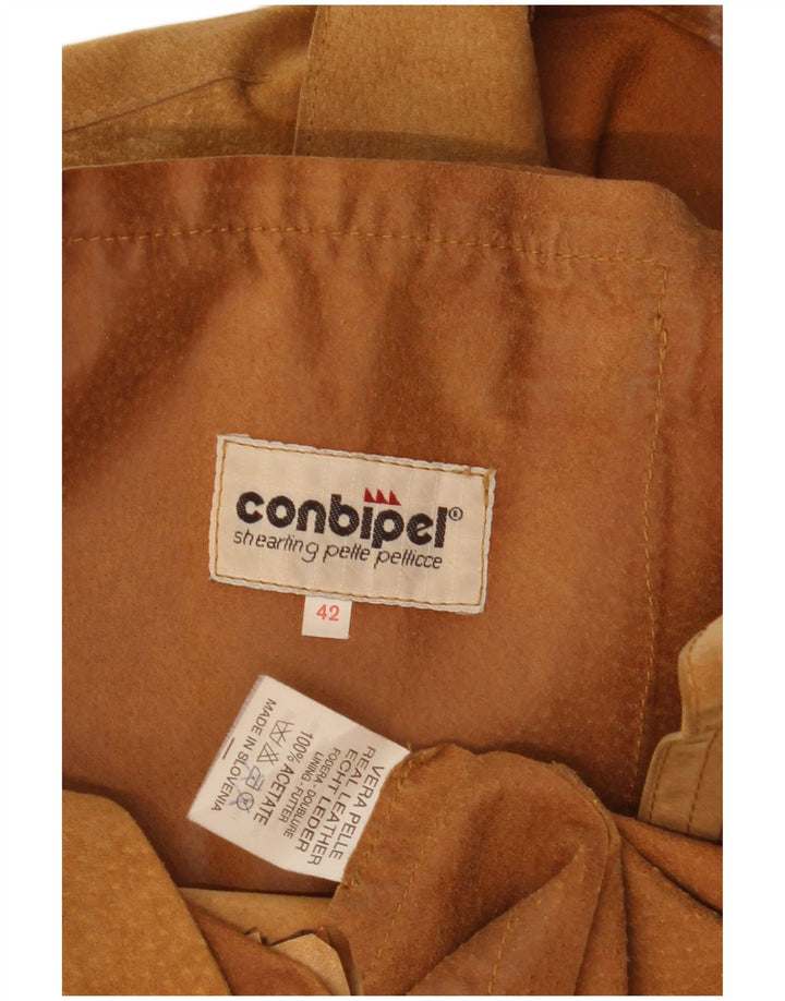 Женская замшевая куртка Conbipel IT 42 Medium Brown Leather