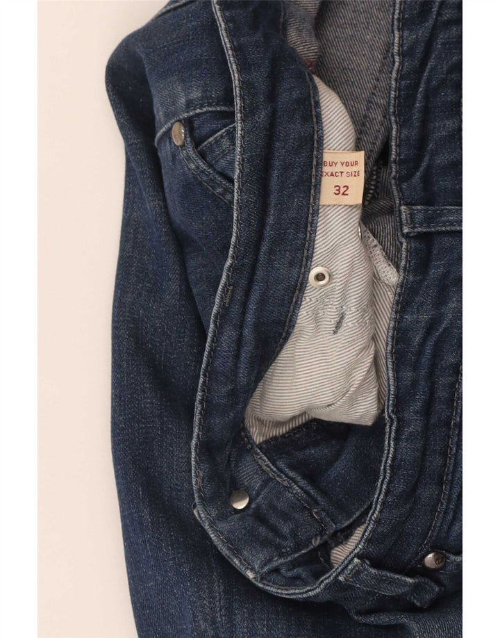 Marlboro Classics Womens Slim Jeans W32 L30 Navy Blue Cotton