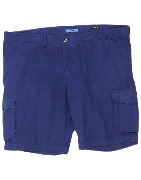 Bogner Mens Modern Fit Cargo Shorts 3XL W44 kék pamut