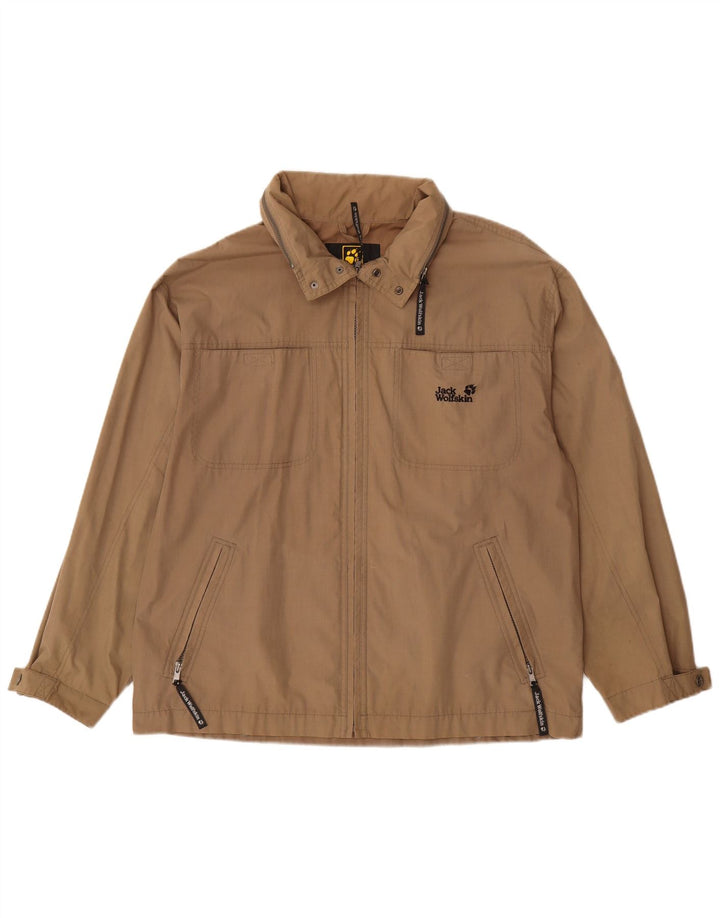 JACK WOLFSKIN Herren Bomberjacke UK 40 Large Braun