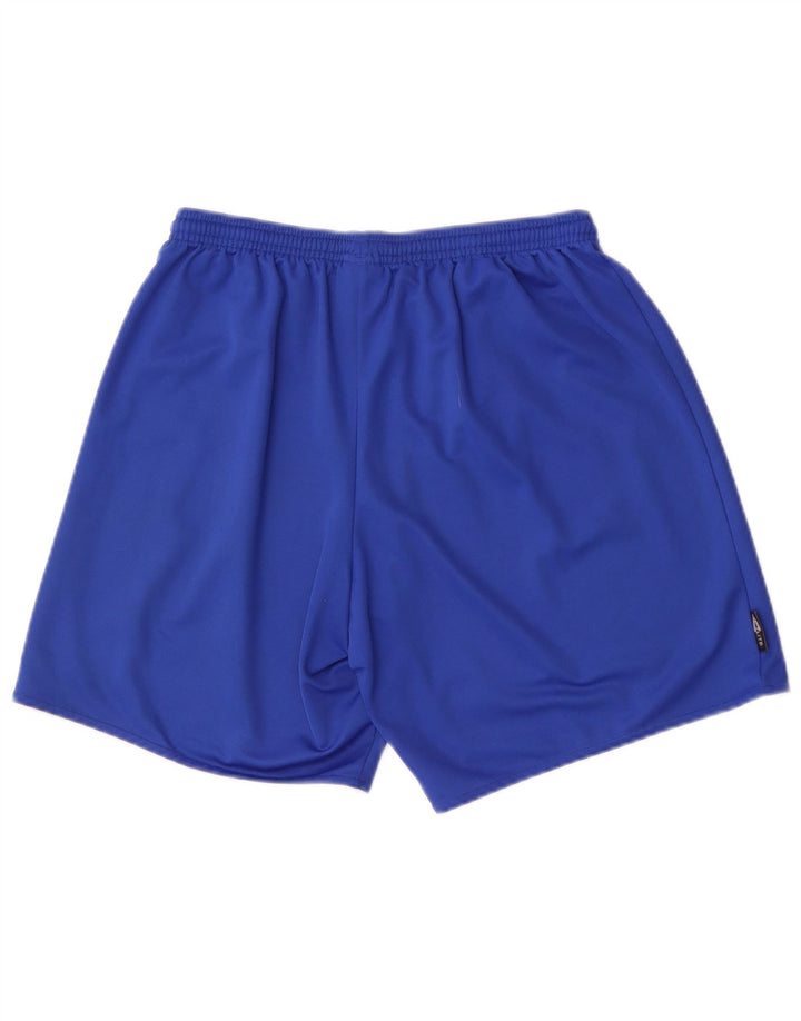 Adidas Boys Climalite Sport Shorts 11-12 Years Medium Blue Polyester