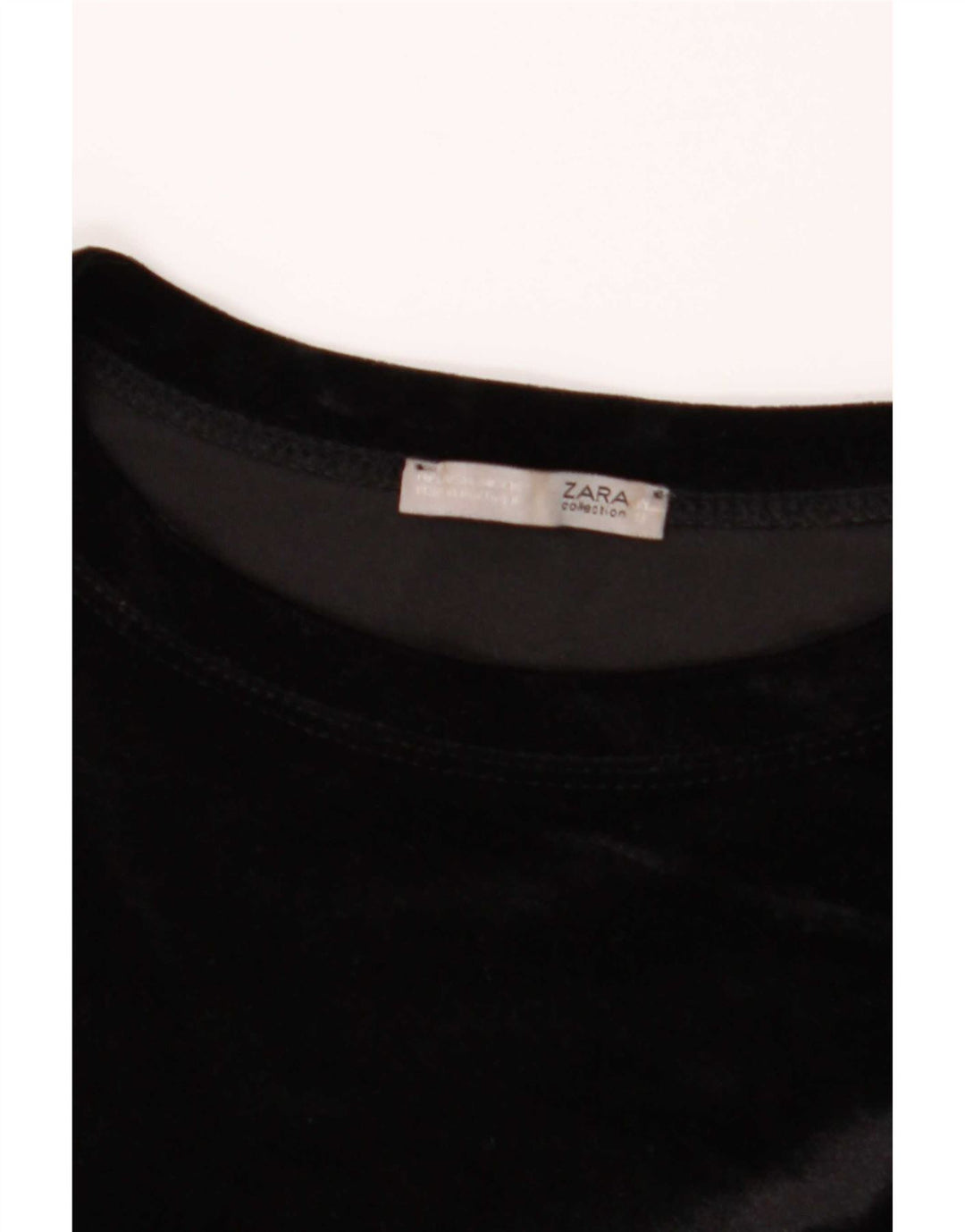 Γυναικείο μακρυμάνικο φόρεμα Zara Shift UK 16 Large μαύρο πολυεστέρα