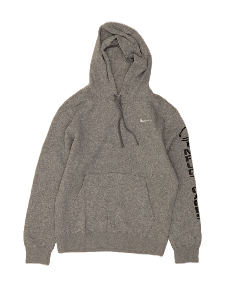 NIKE Mens Graphic Hoodie Jumper Small Grey Cotton Vintage Nike and Second-Hand Nike from Messina Hembry 