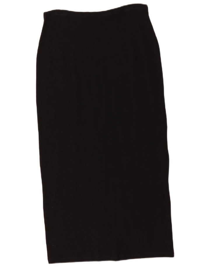 Krizia Womens Midi Skirt IT 44 Medium W30 Black