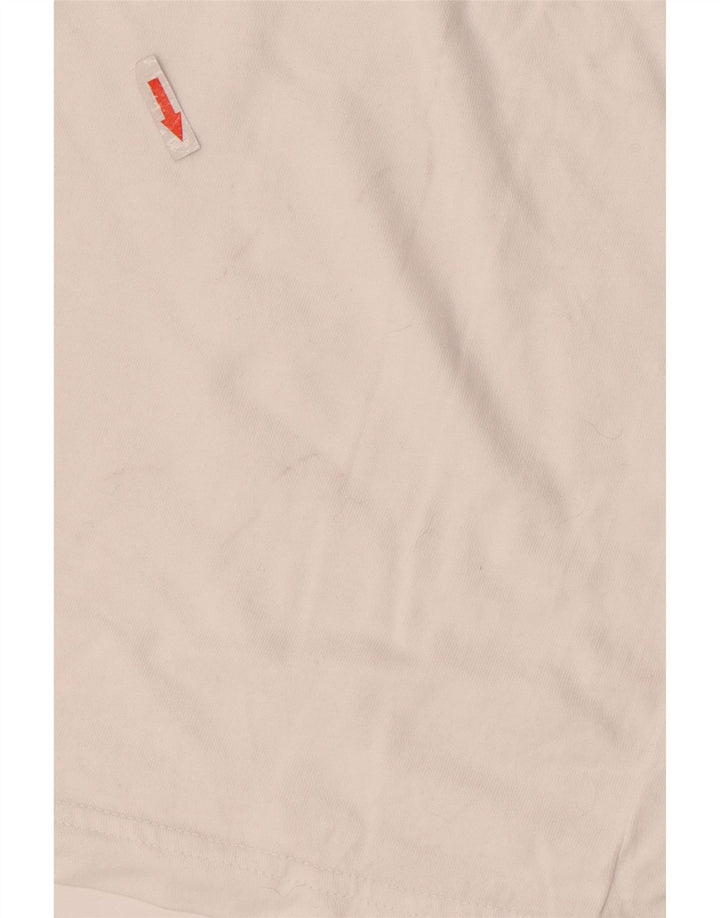 Adidas Mens T-Shirt Top Medium White Cotton