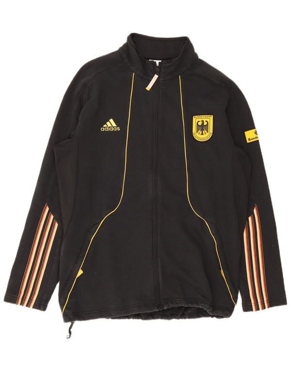 Adidas Herren Deutshland Graphic Trainingsanzug Top Jacke UK 44/46 Large Schwarz