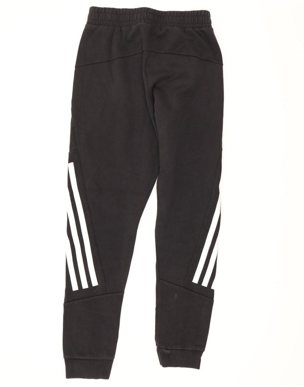 Adidas Mens Tracksuit Trousers Joggers Small Black Cotton