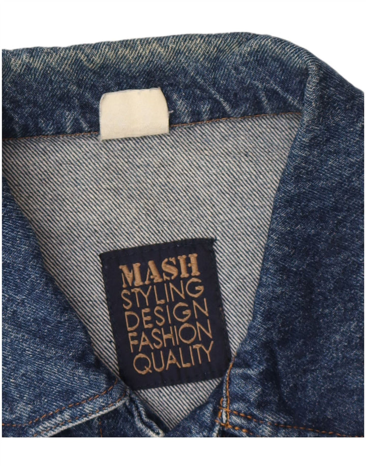 MASH Denimjakke til mænd, stor blå