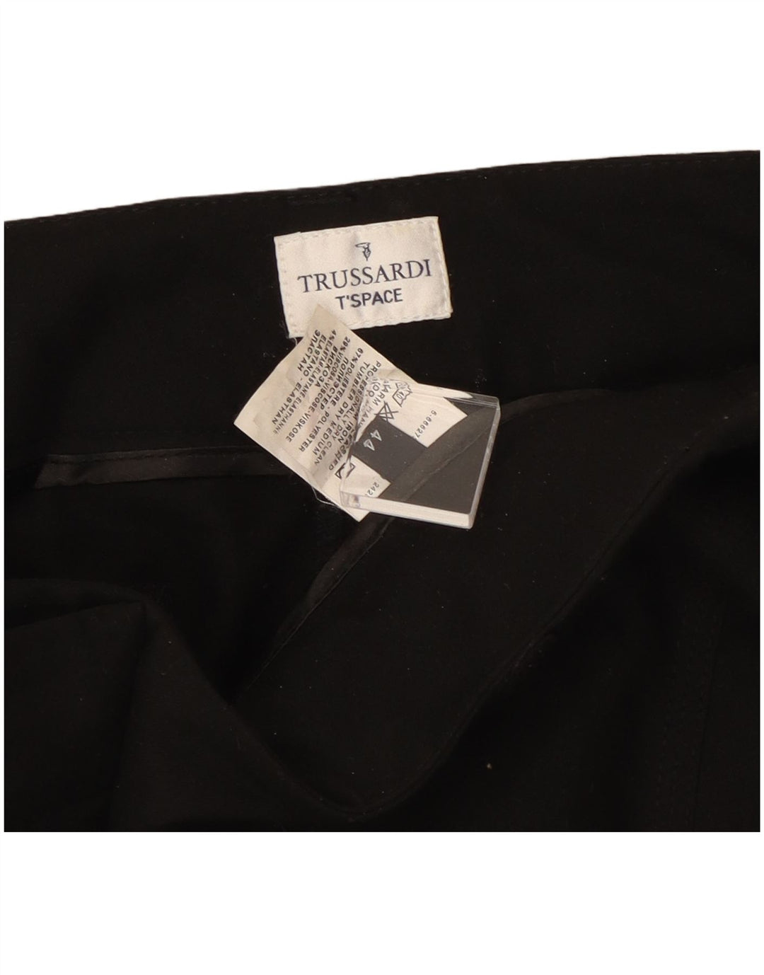 Trussardi Lige jakkesæt til kvinder IT 44 Medium W30 L31 Sort