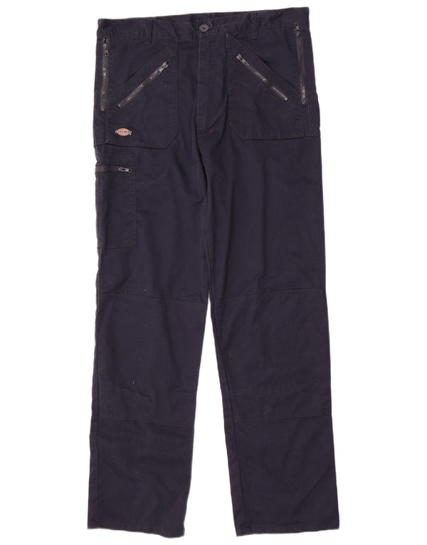 Мужские прямые брюки-карго Dickies Redhawk W38 L33 темно-синие из полиэстера