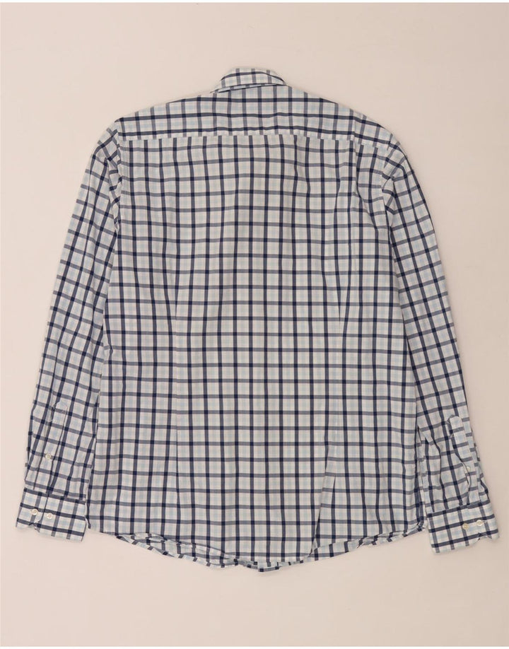 Barbour Chemise Homme Grand Carreau Bleu Coton
