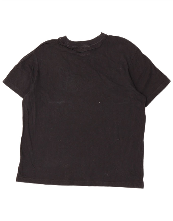 Nike Mens Graphic T-Shirt Top Medium Black Cotton