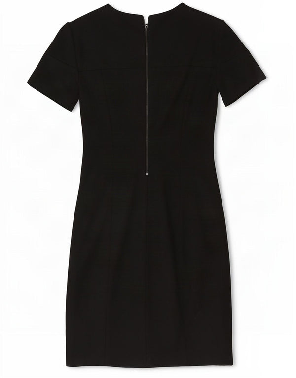 Trussardi Womens Sheath Dress UK 10 Small Black