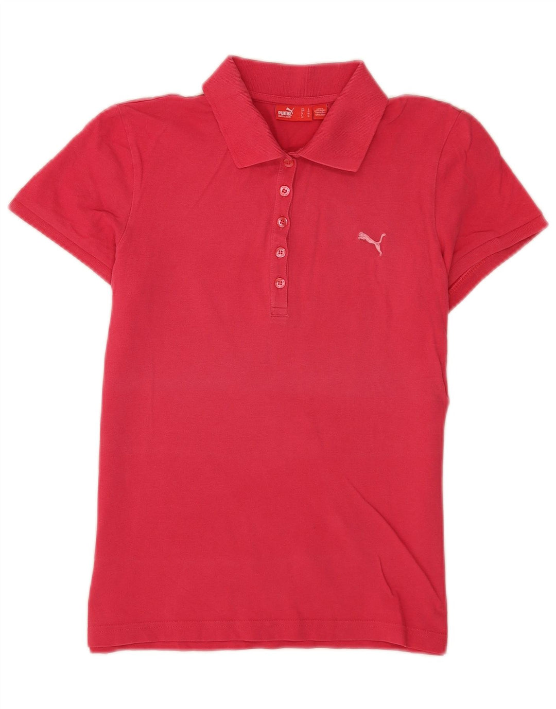 Puma Damen Poloshirt UK 14 Mittelrosa