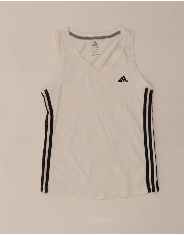 Canotta da donna Adidas UK 14 cotone bianco medio