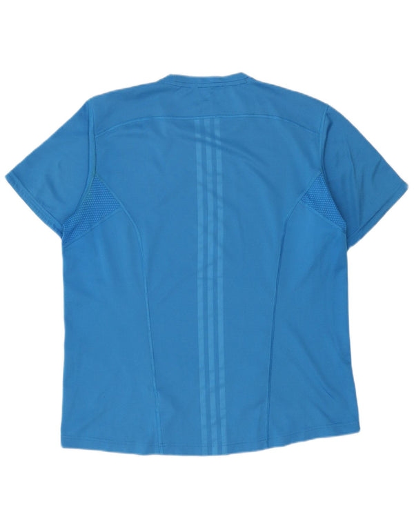 Adidas T-Shirt Homme Haut Grand Bleu Polyester