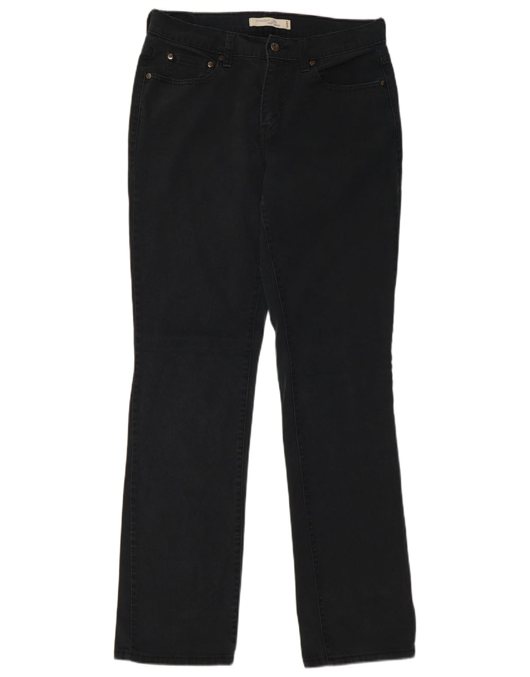 Levi's Womens 505 Straight Jeans US 8 Medium W30 L32 Navy Blue Cotton