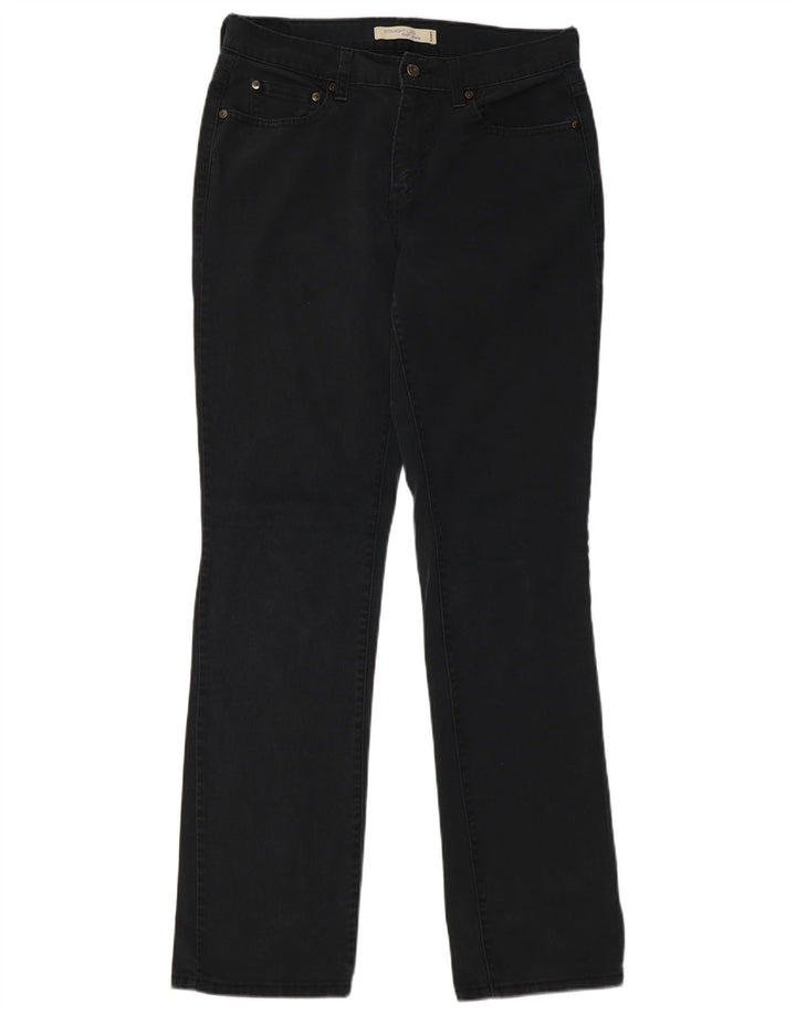Levi's Womens 505 Straight Jeans US 8 Medium W30 L32 Navy Blue Cotton