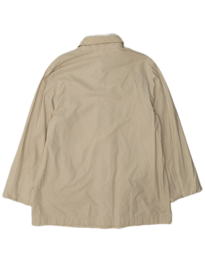 Luisa Spagnoli Chaqueta Bomber para Mujer UK 40 Algodón Beige Medio