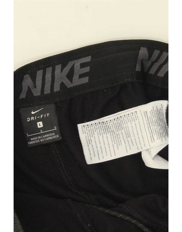 Nike Herren Dri Fit Trainingshose Joggers Large Schwarz Polyester