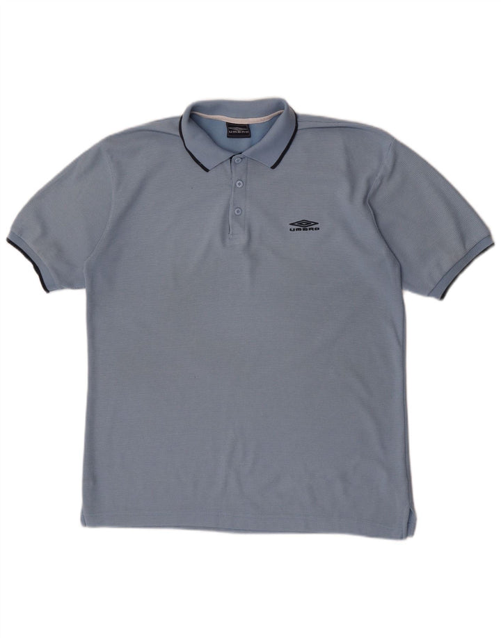 Umbro Polo Homme Bleu Moyen Polyester