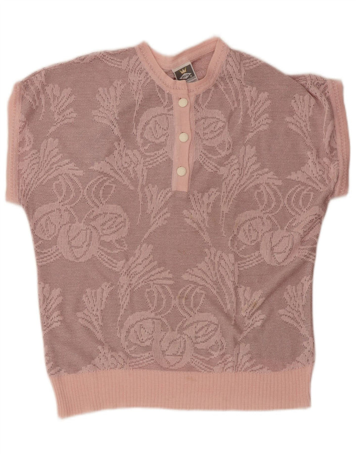 FREYA Dame sweater med rund hals EU 40 Medium Pink Floral