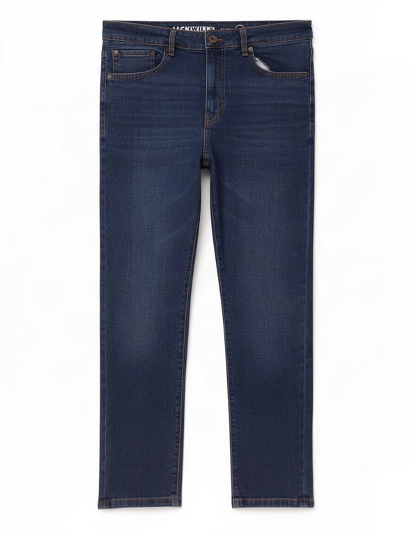 Jack Wills Mens Slim Jeans W34 L31 Azul Marinho Algodão