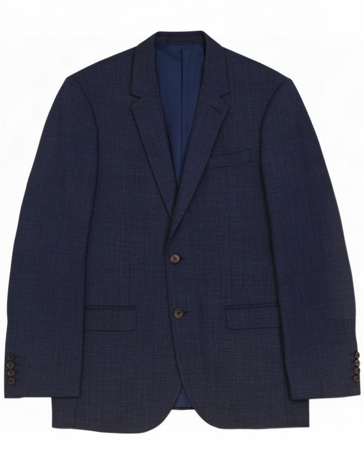 Marks & Spencer Herren-Blazer mit 2 Knöpfen, UK 40, mittleres Marineblau