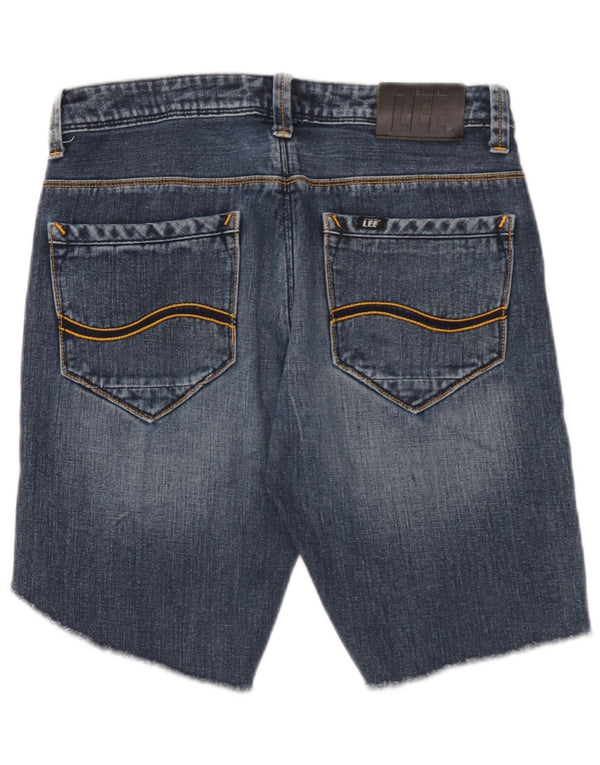Lee Herre Denim Shorts W33 Medium Blue Bomuld