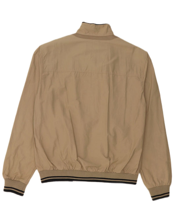 Geox Mens Respira Bomber Jacket UK 42 XL Algodón a rayas beige