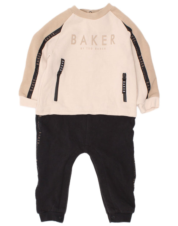 Комбинезон с рисунком Ted Baker для маленьких мальчиков 12–18 месяцев, разноцветный, с цветными блоками